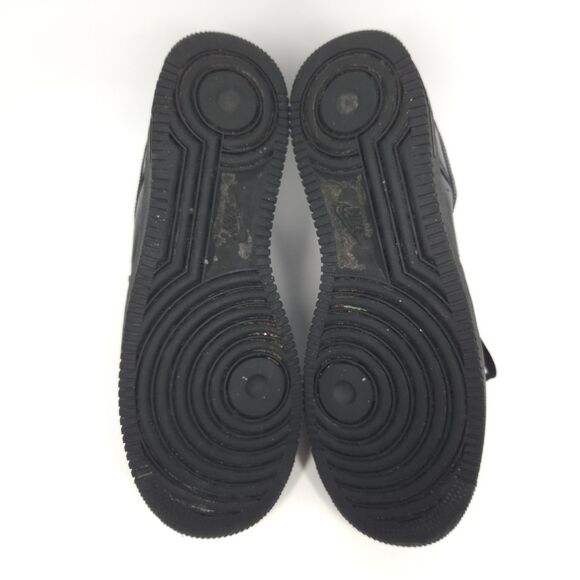 Nike Air Force 1 '07 Low Shoes Men Size 11.5 Triple Black - Picture 8 of 9